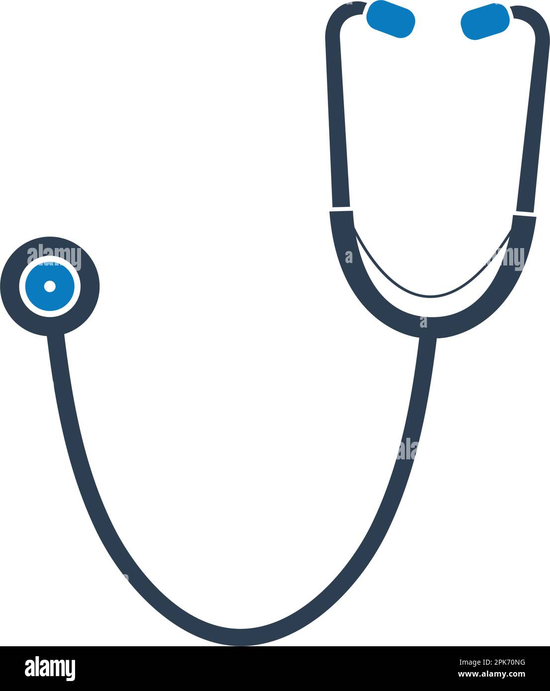 Stethoscope Icon. Flat style vector EPS Stock Vector Image & Art - Alamy