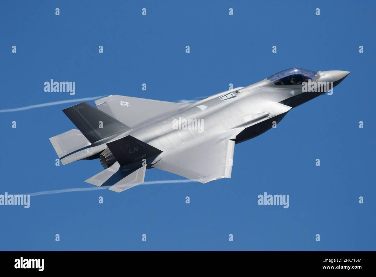 F35A Taking off from RAF Lakenheath in Suffolk England, 4th April 2023