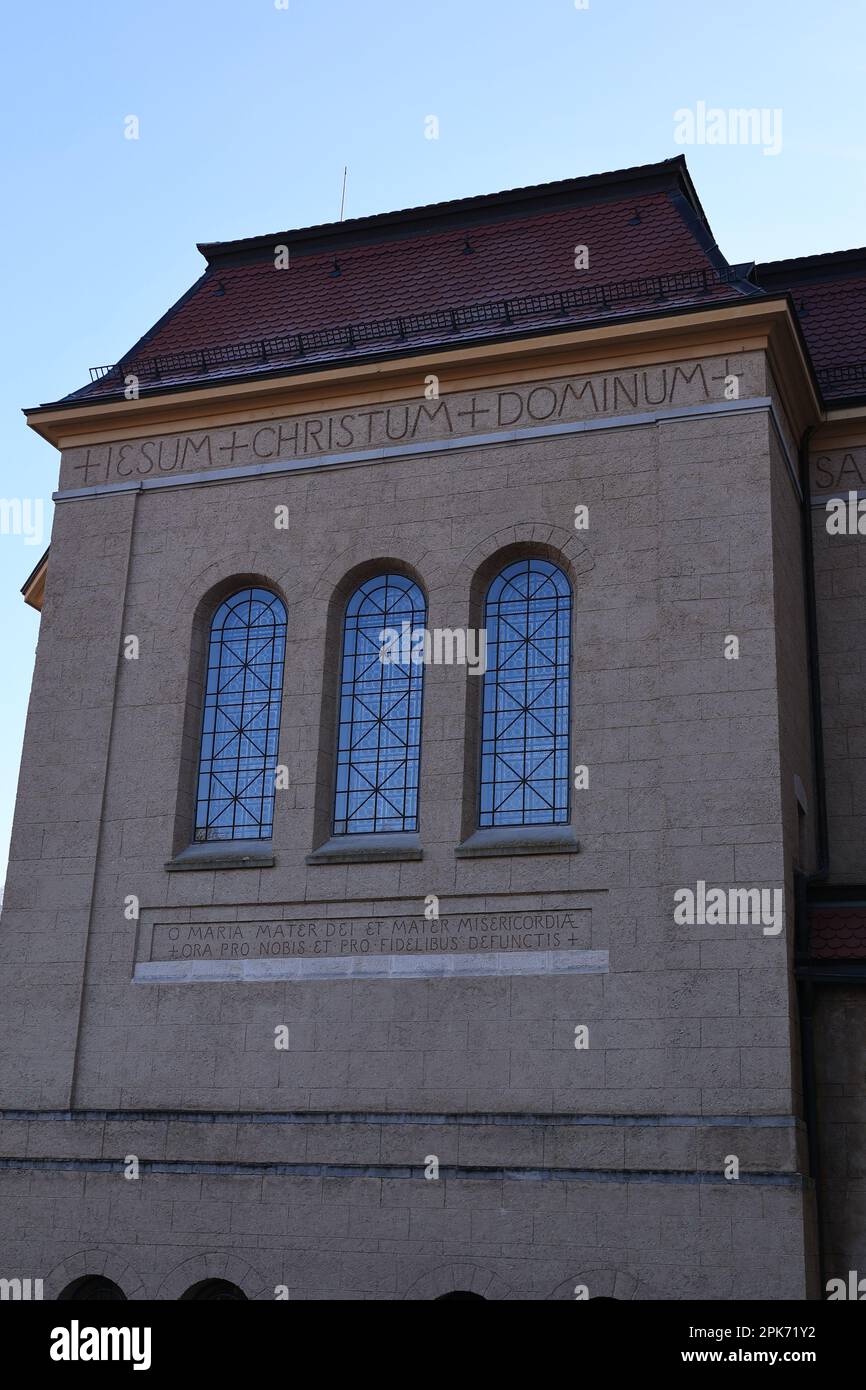 Impressionen von Kloster Beuron auf der Schwäbischen Alb Stock Photo