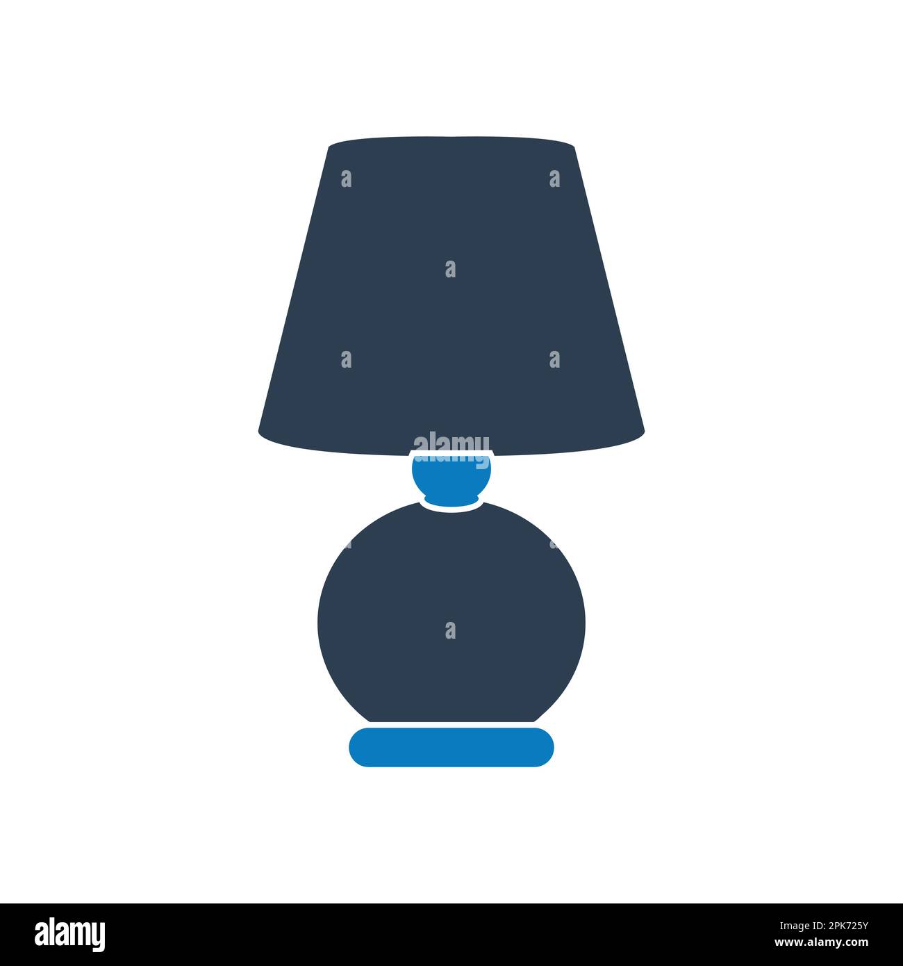 Table Lamp Icon. Editable Vector EPS Symbol Illustration. Stock Vector