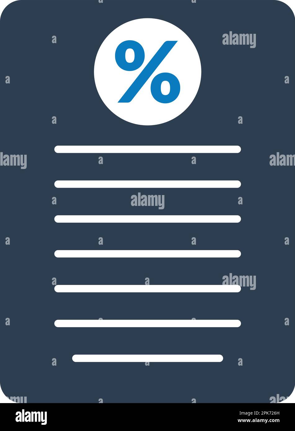 Tax Report Icon. Flat style vector EPS Stock Vector Image & Art - Alamy