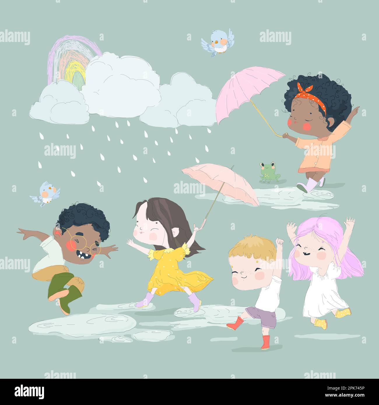 Frog Jumping Day Stock Vector Images Alamy frog-jumping-day-stock-vector-images-alamy