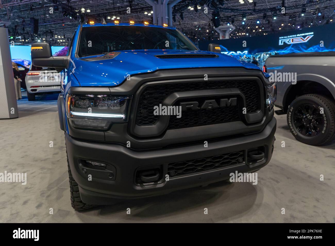 NEW YORK, NEW YORK APRIL 05 The 2024 RAM 2500 Rebel Turbo Diesel