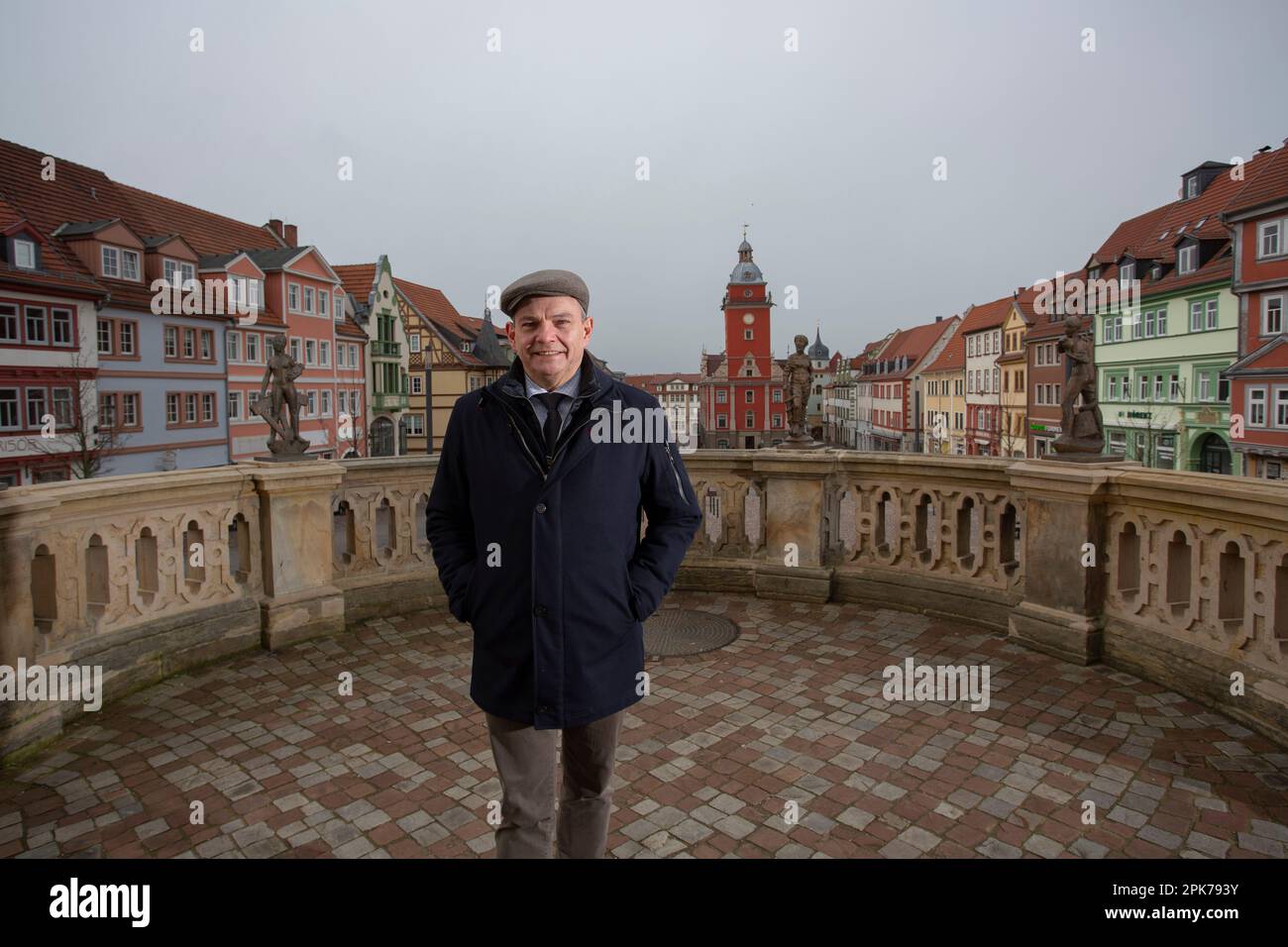 Mayor Knut Kreuch of Gotha in Thuringia, Germany. Stock Photo