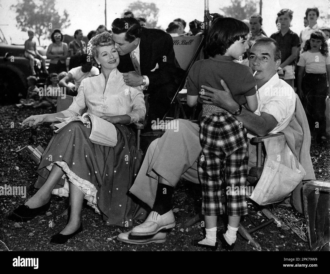 LUCILLE BALL, VINCENTE MINNELLI, LIZA MINNELLI and DESI ARNAZ in LONG