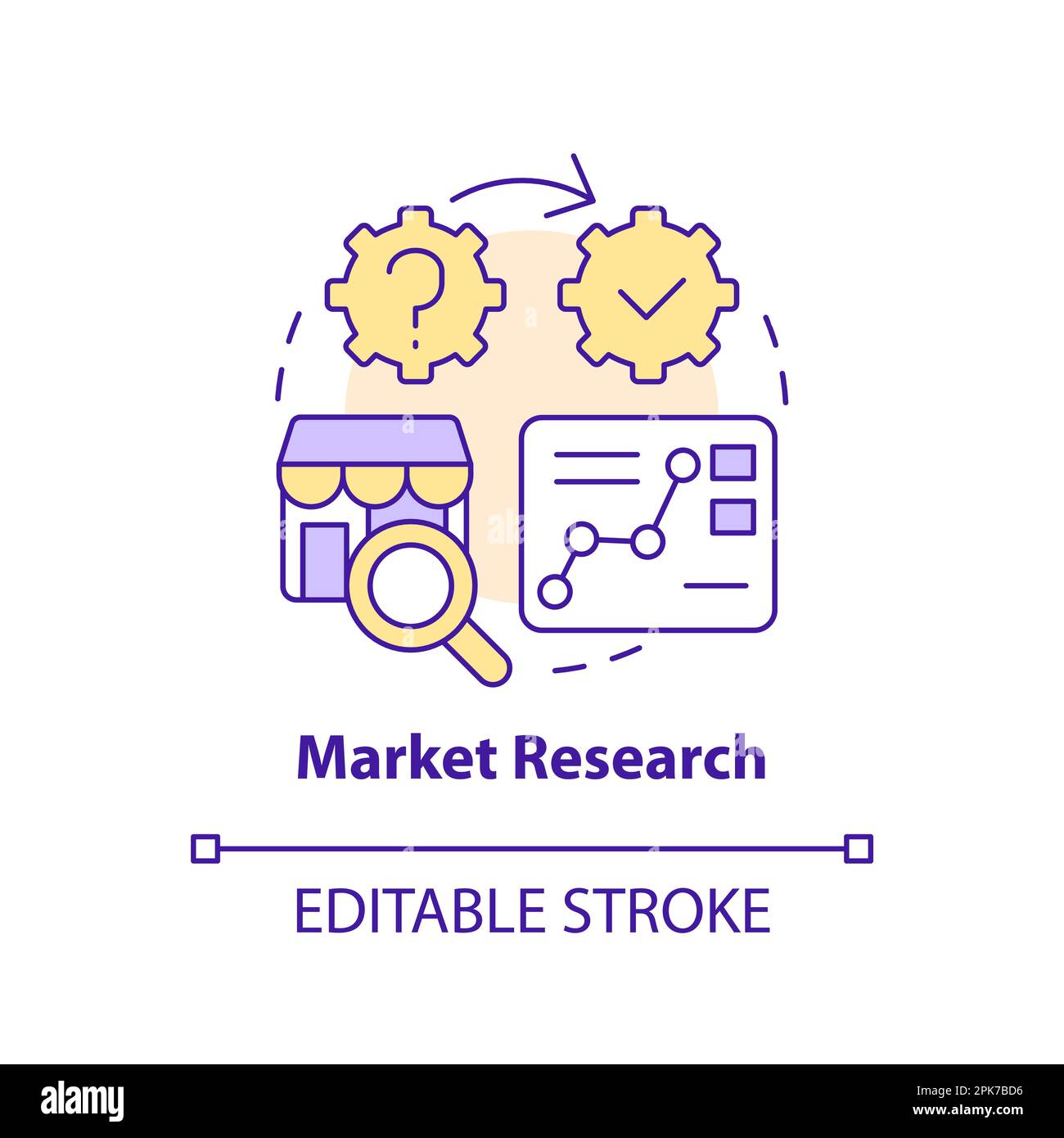 market-research-concept-icon-stock-vector-image-art-alamy