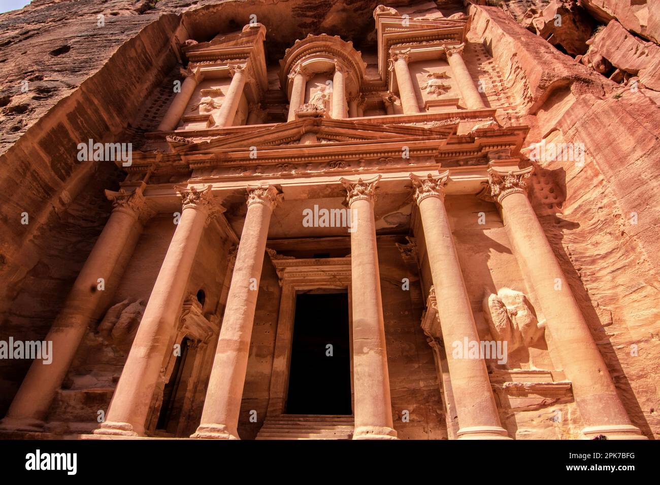 Petra Treasury Stock Photo