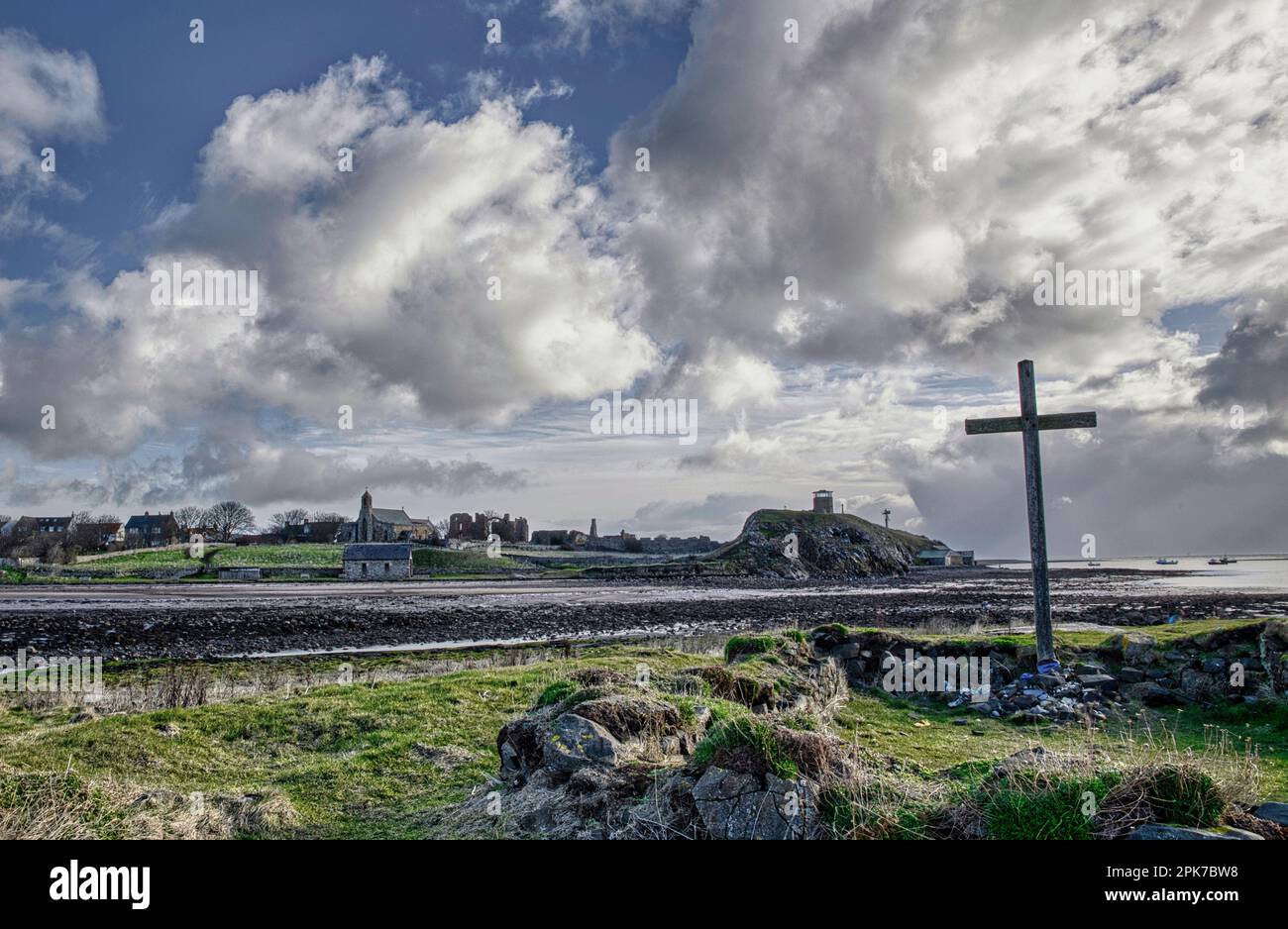 St Cuthbert's Island Stock Photo Alamy