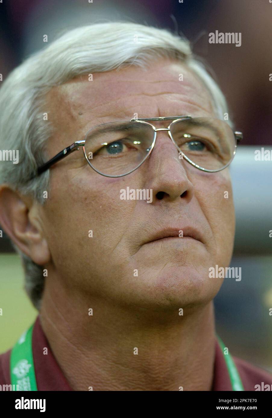 ARCHIVE PHOTO: Marcelo LIPPI will be 75 years old on April 11, 2023, Italy's national coach Marcello LIPPI, portrait, portrait, preliminary round, Italy (ITA) - United States of America (USA), on June 17, 2006 in Kaiserslautern; Soccer World Cup 2006 FIFA World Cup 2006, from 09.06. - 09.07.2006 in Germany ?Sven Simon # Princess-Luise-Str. 41 # 45479 M uelheim/R uhr # tel. 0208/9413250#fax. 0208/9413260 # Account 1428150 Commerzbank Essen BLZ 36040039 # www.SvenSimon.net. Stock Photo