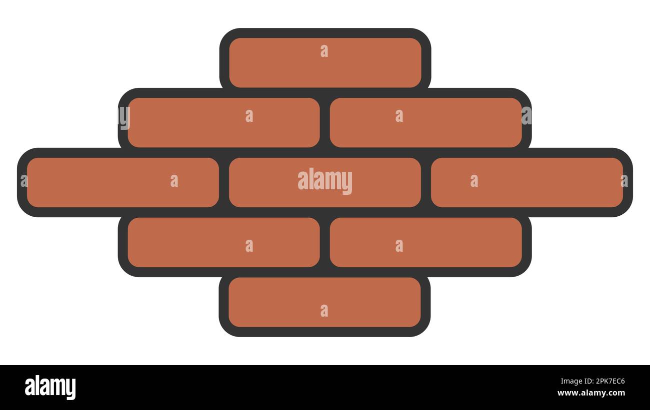 Icon wall brick masonry logo texture design house construction home
