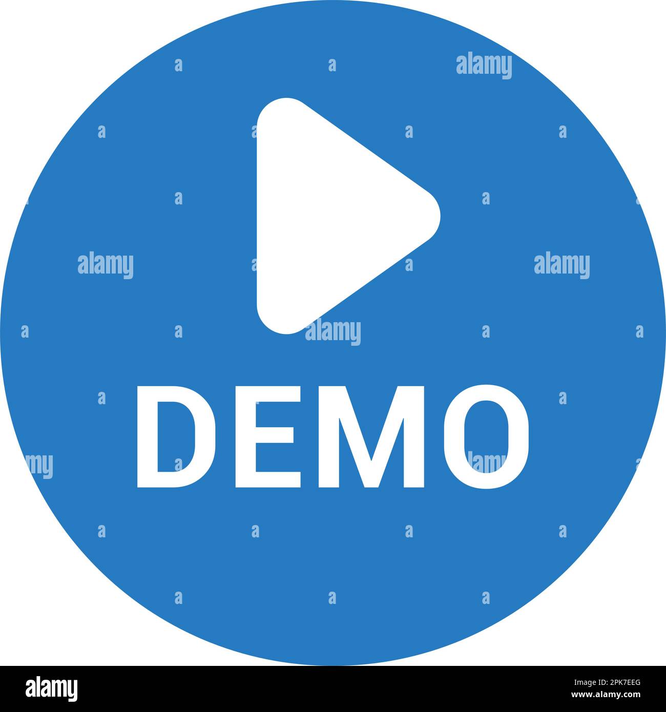 Demo video sign icon - Perfect use for print media, web, stock images ...