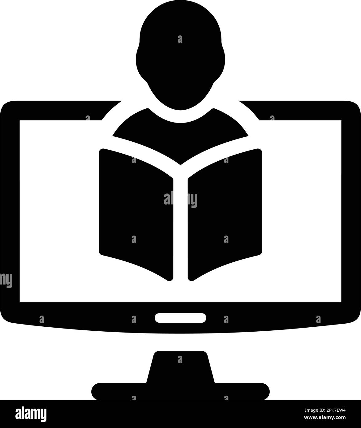 Descriptor, expositor, narrator icon Perfect use for designing and