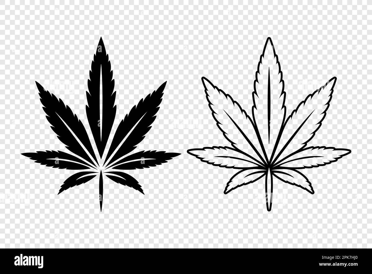 Cannabis Leaves. Hemp, Cannabis Leaf Silhouette, Flat, Outline Icon Set  Closeup Isolated. Growing Medical Marijuana. Vector Illustration Stock  Vector Image & Art - Alamy