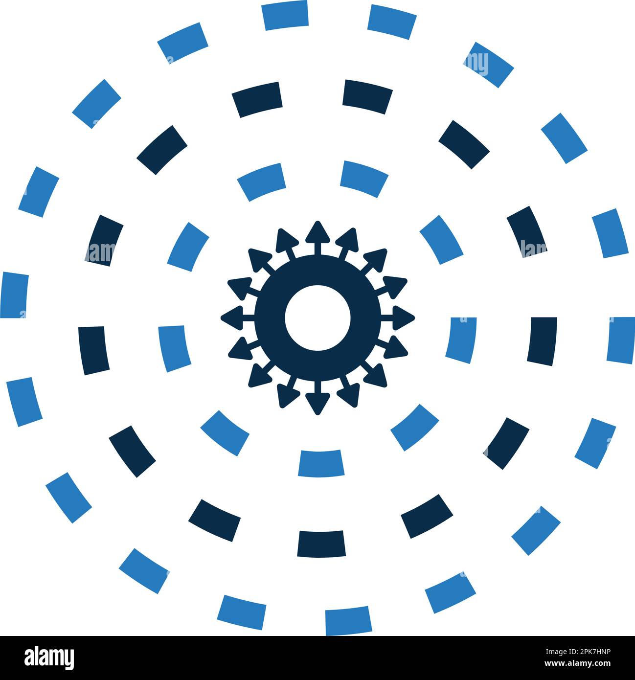 Diffusion, dispersal, dissemination icon using in commercial purposes ...