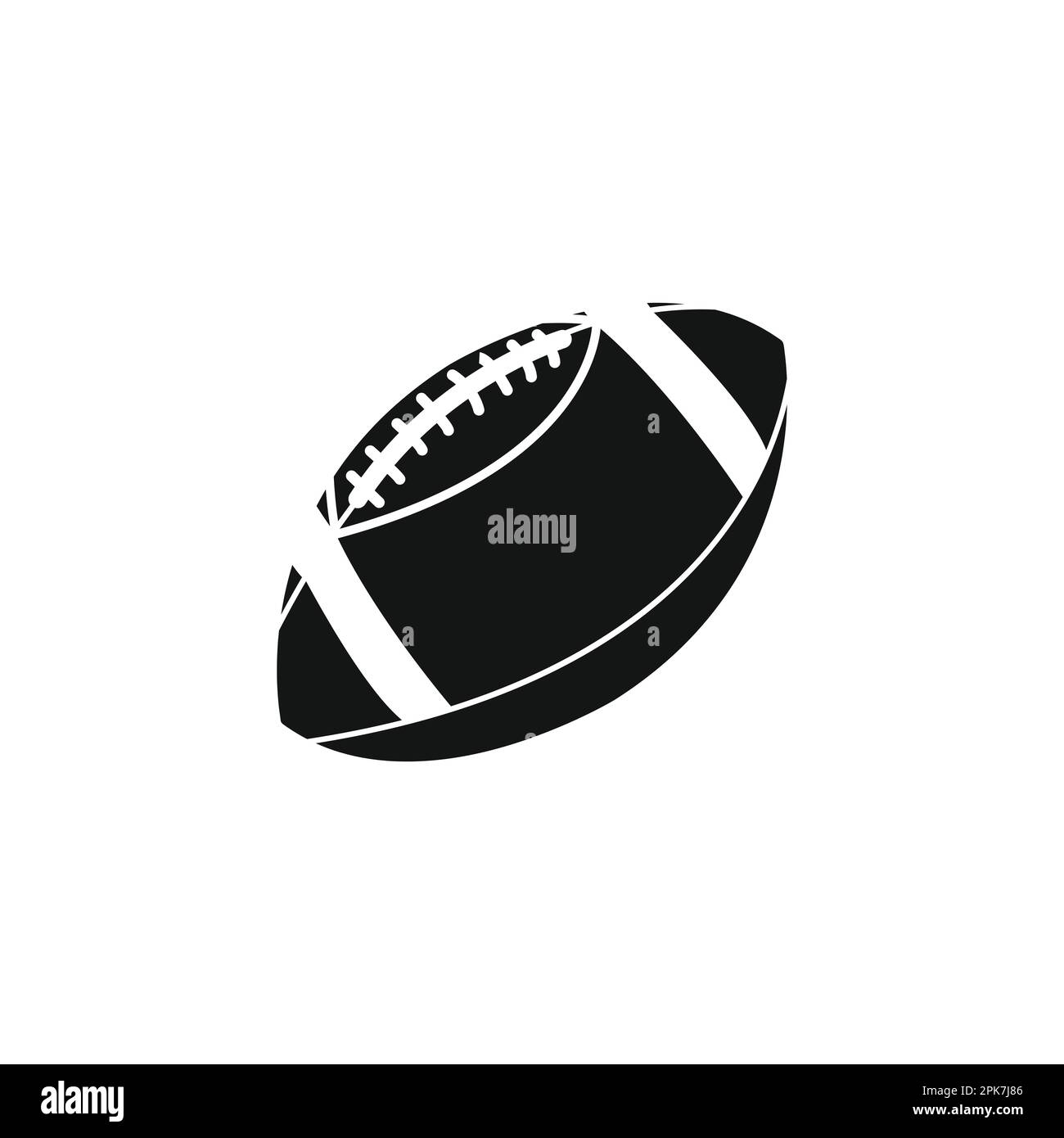 American Football Icon. Editable Vector EPS Symbol Illustration. Stock Vector