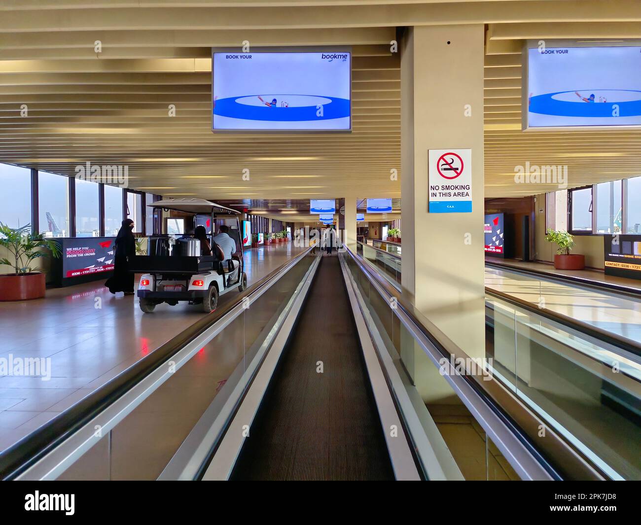 Jinnah International Airport Karachi Departure lounge Stock Photo Alamy