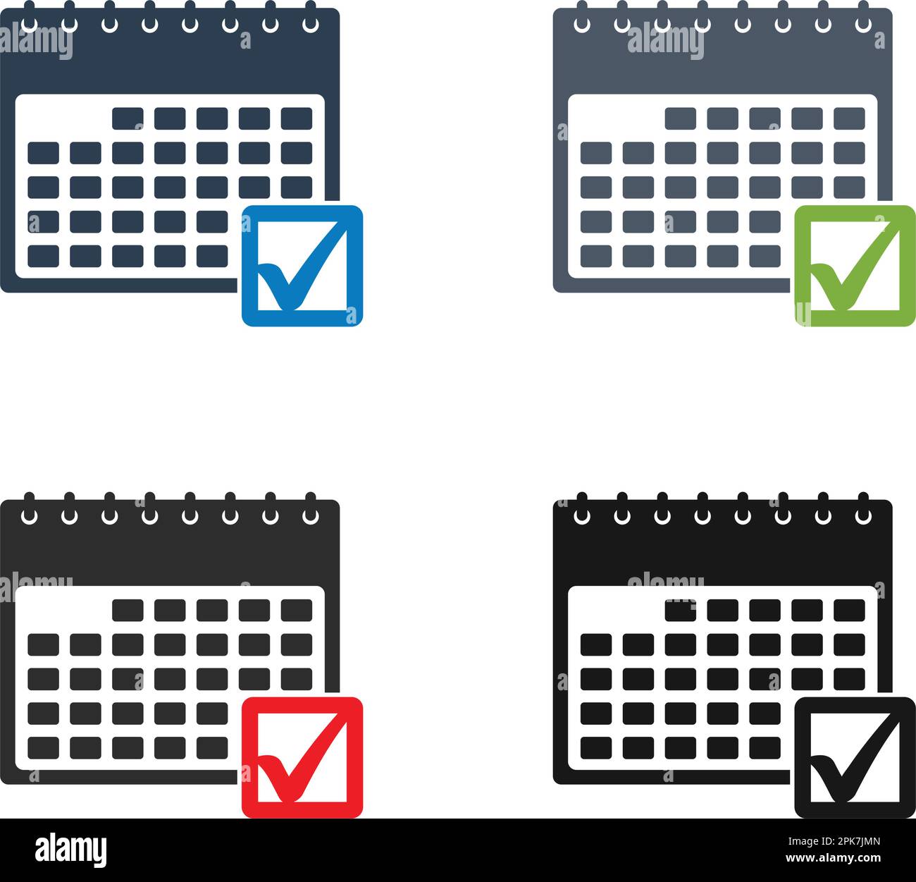 Schedule icon vector vectors Stock Vector Images - Alamy