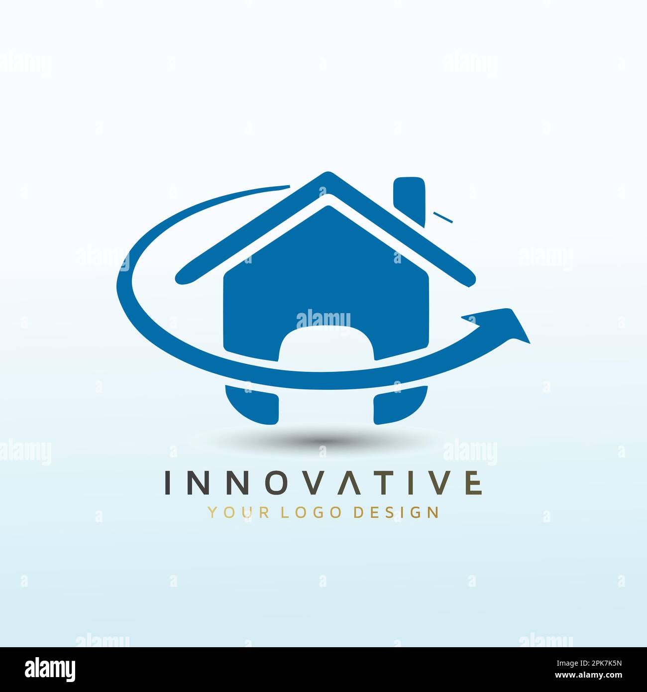 community tailored to property management logo design Stock Vector