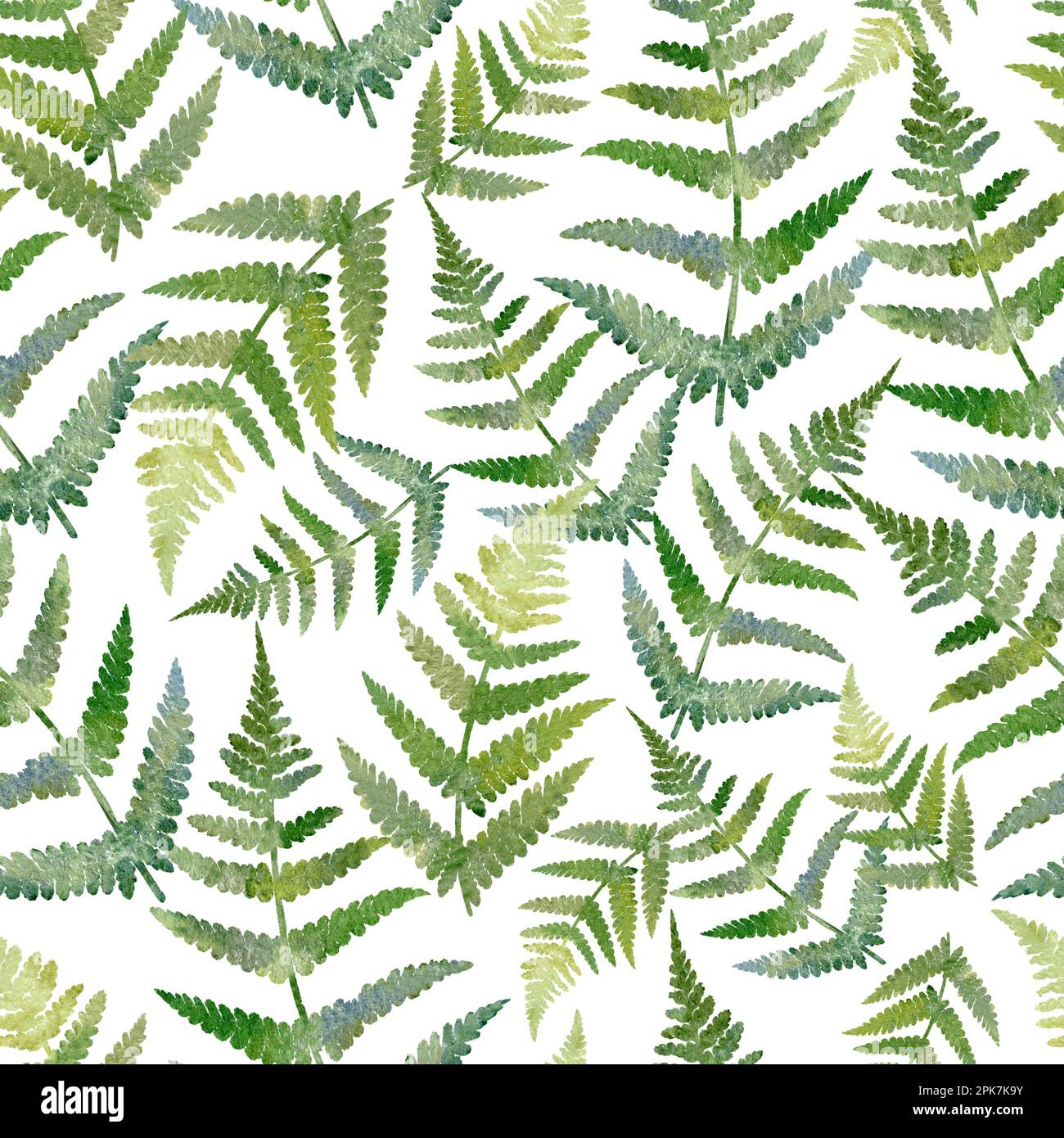 Seamless wallpaper pattern fern hi-res stock photography and images - Alamy