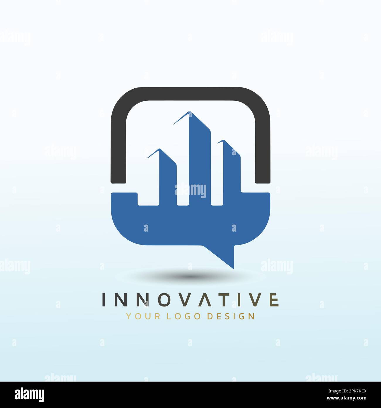 community tailored to property management logo design Stock Vector