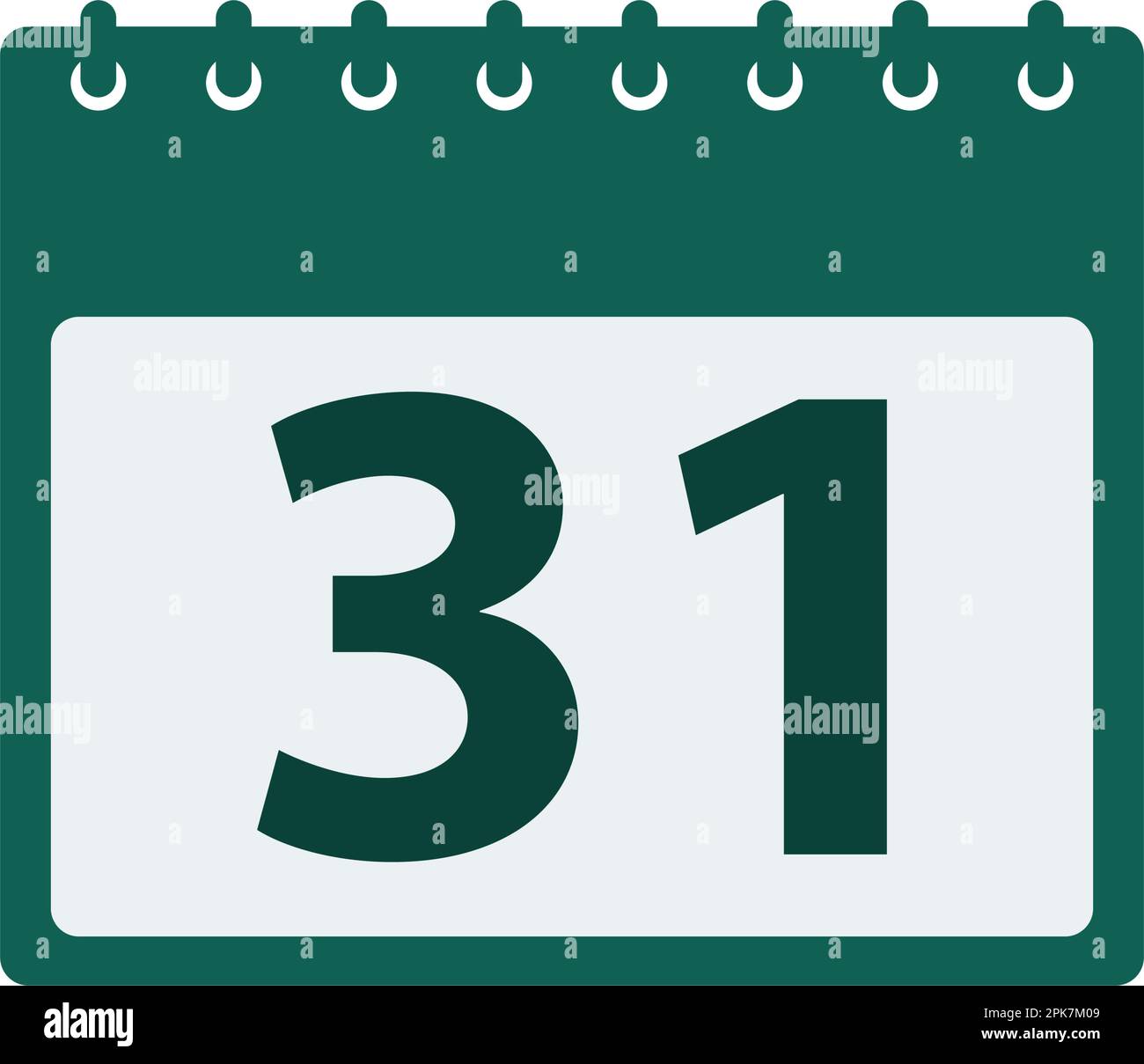 Calendar Icon. Flat style vector EPS. Stock Vector