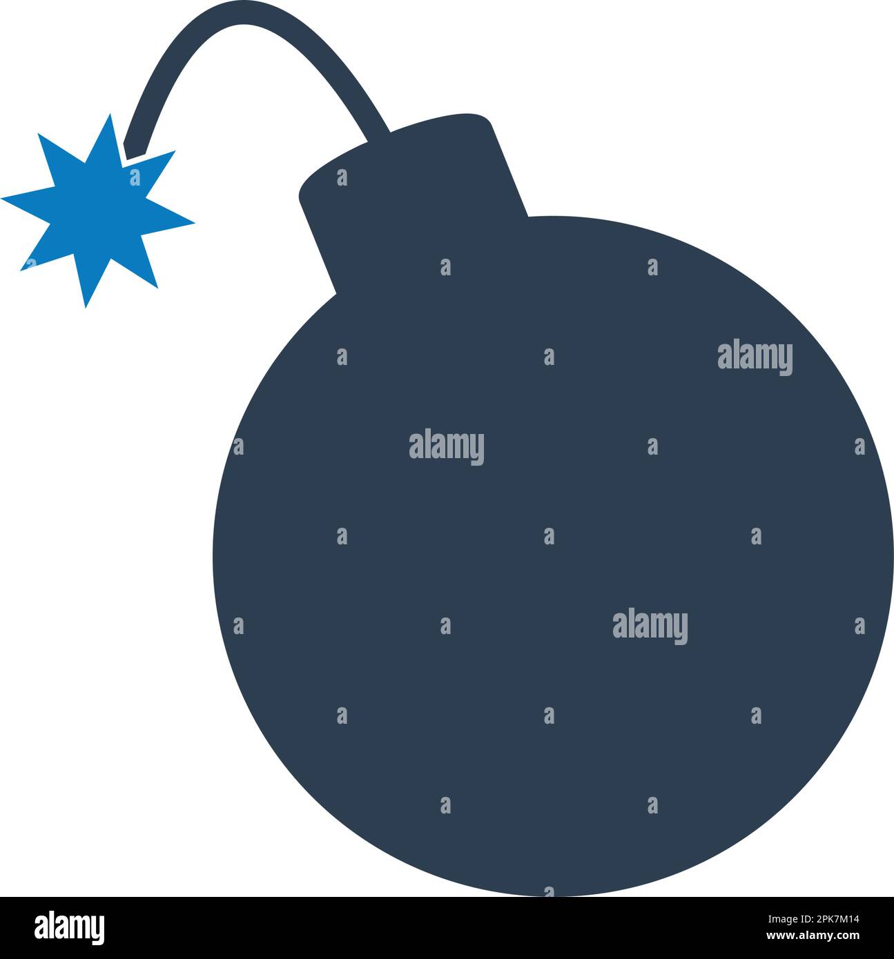 Bomb Icon. Flat style vector EPS. Stock Vector