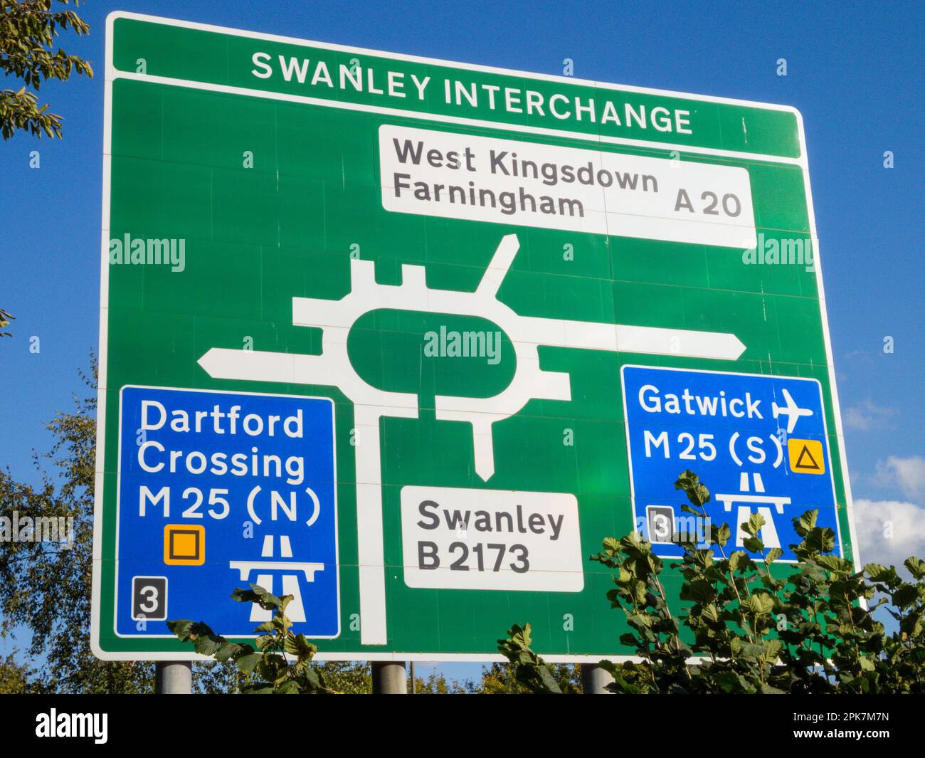 Swanley Interchange M25 motorway sign Kent UK Stock Photo Alamy Swanley Interchange M25 motorway sign Kent UK Stock Photo Alamy