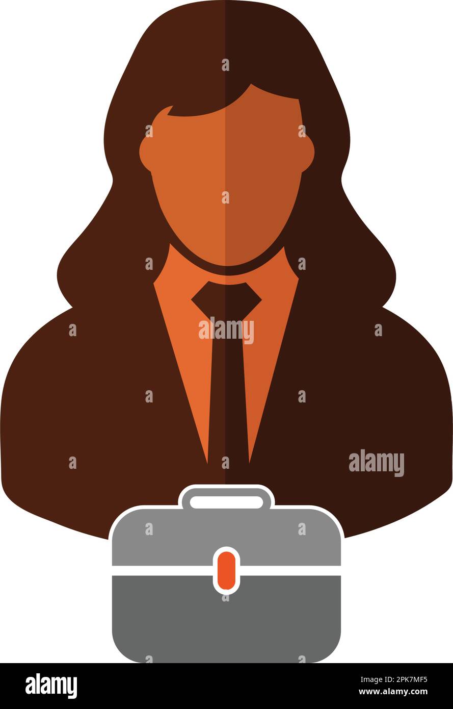 Business man Icon. Flat style vector EPS Stock Vector Image & Art - Alamy
