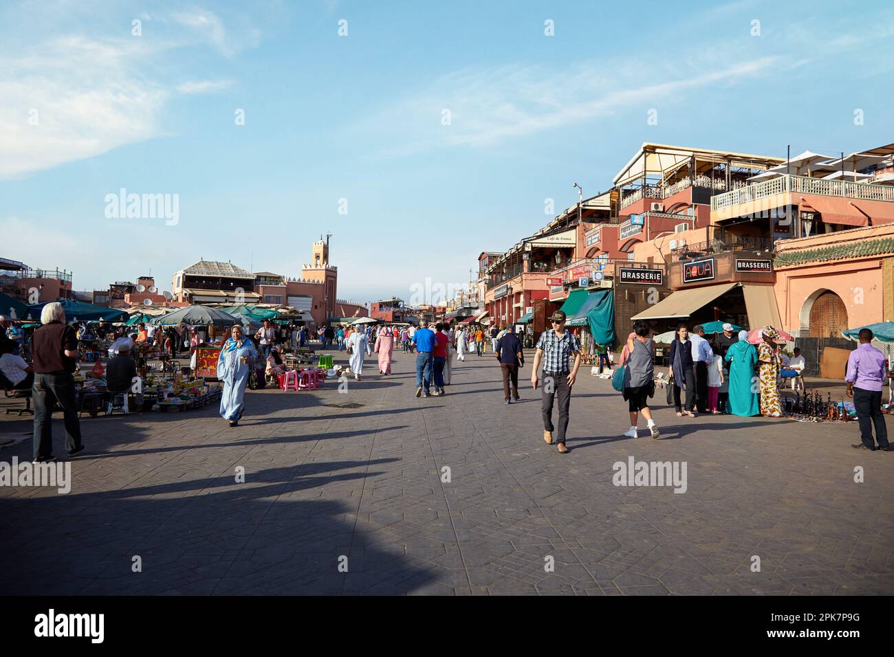 Jamaa Alfna Square is a famous public square in the southwest of the