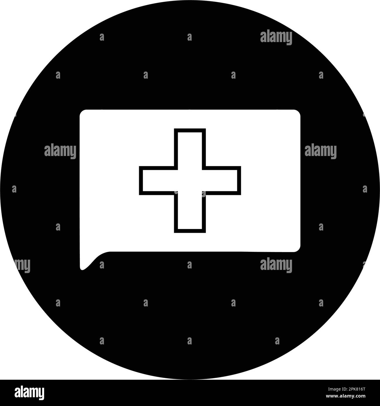 Medical Emergency Button icon. Editable Vector EPS Symbol Illustration