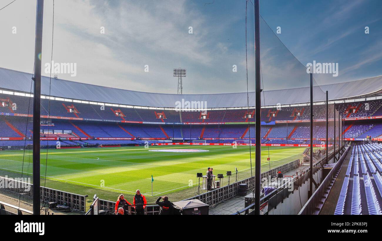 05-04-2023: Sport: Feyenoord v Ajax (KNVB Cup)  ROTTERDAM, NETHERLANDS - APRIL 5: Stadium de Kuip during the match KNVB Cup Feyenoord Rotterdam and AF Stock Photo