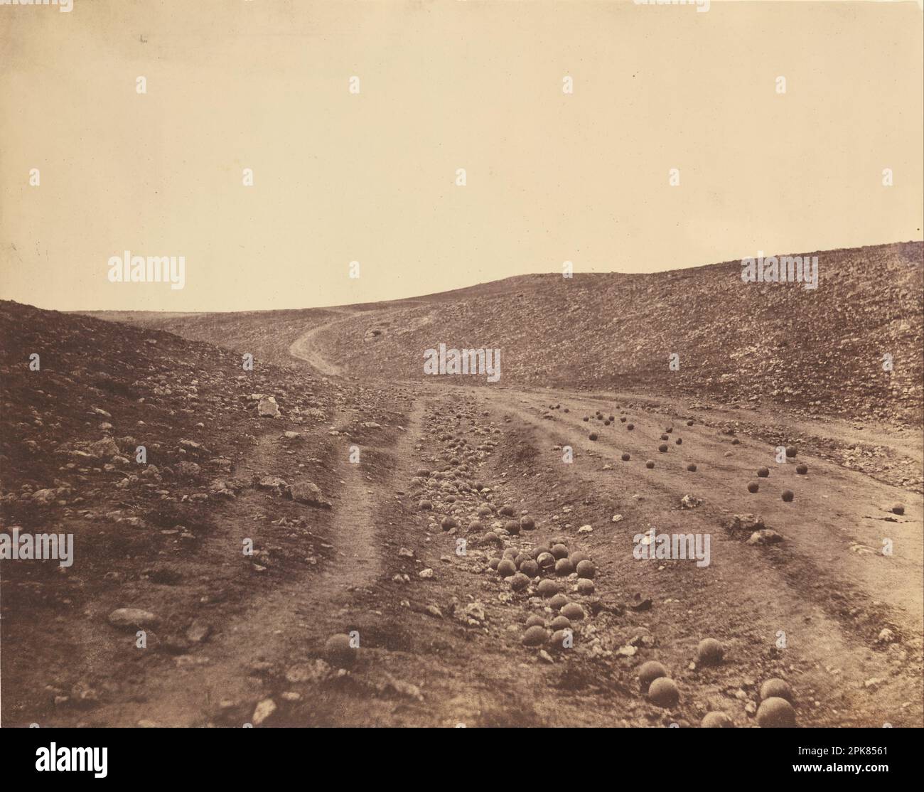 Valley of the Shadow of Death 23 April 1855 by