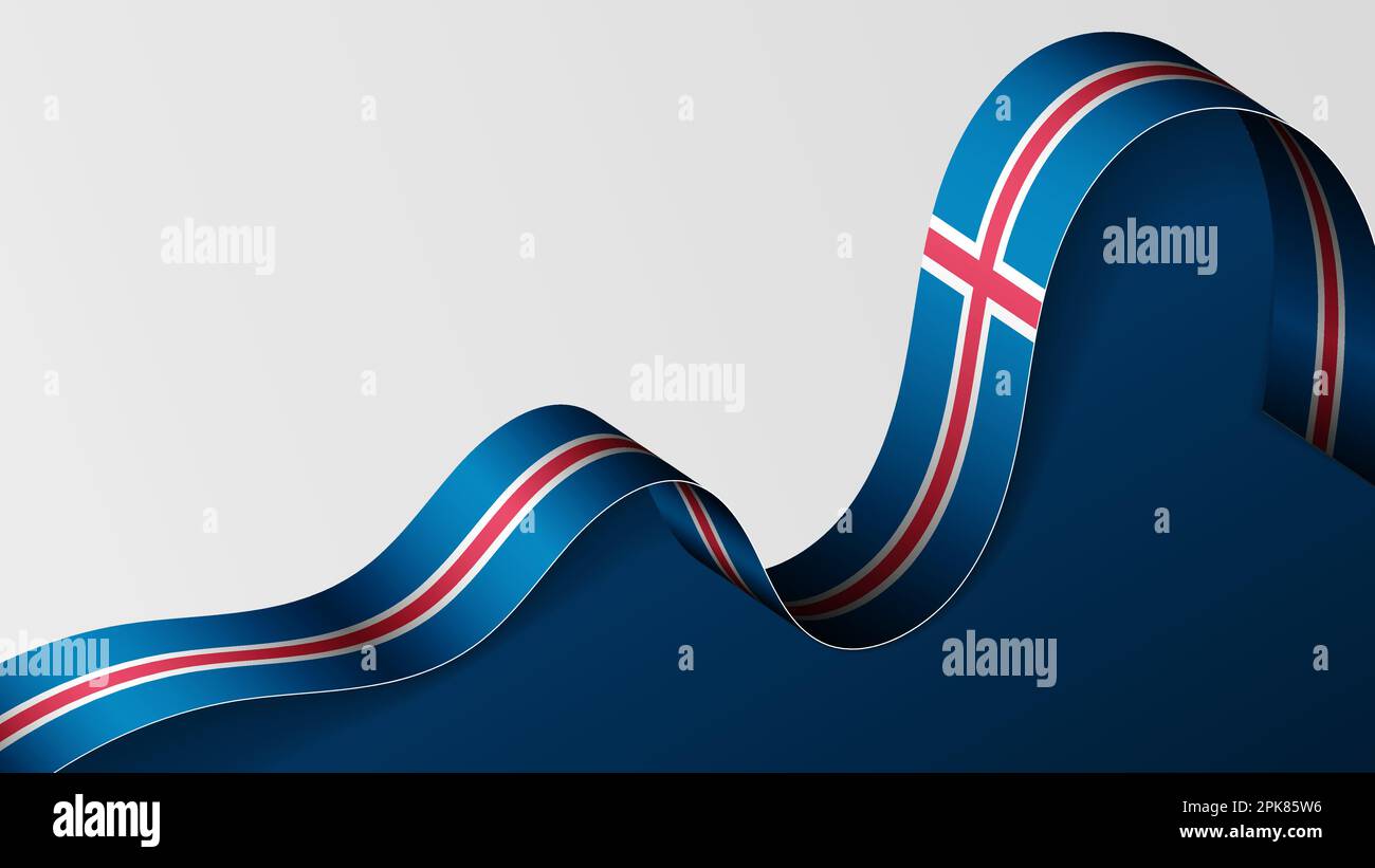 Iceland Map Ribbon Iceland ribbon flag background. Element of impact for the use you want ...