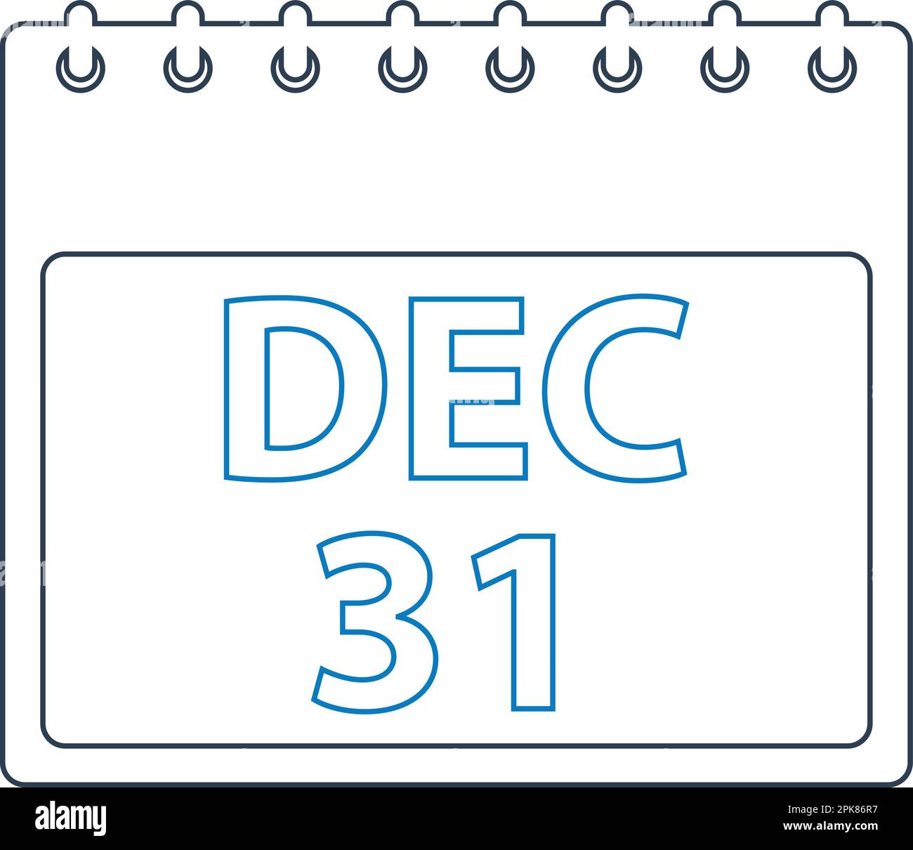Calendar line Icon. Vector EPS. Stock Vector