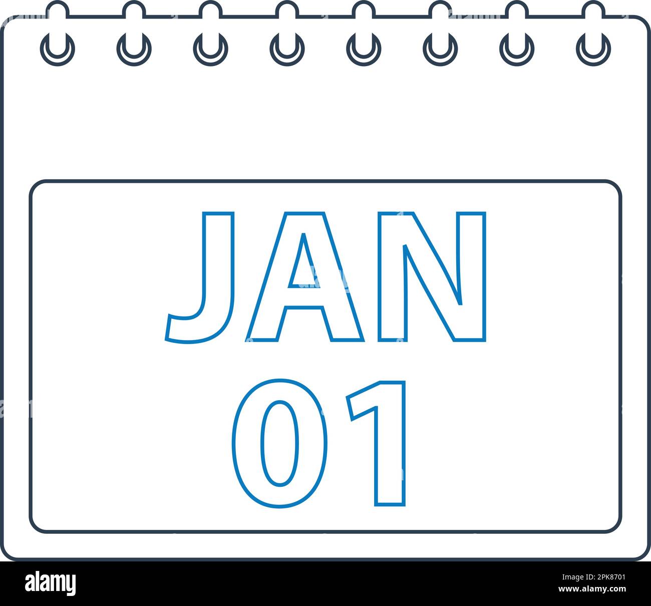 Calendar line Icon. Vector EPS Stock Vector Image & Art - Alamy