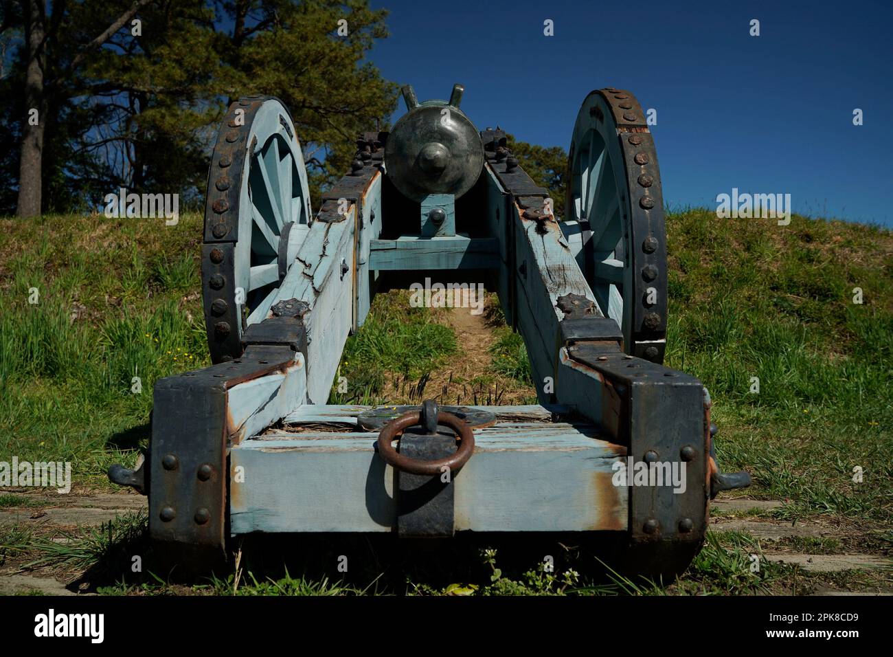 Grand French Battery at the Yorktown Battlefield in the State of