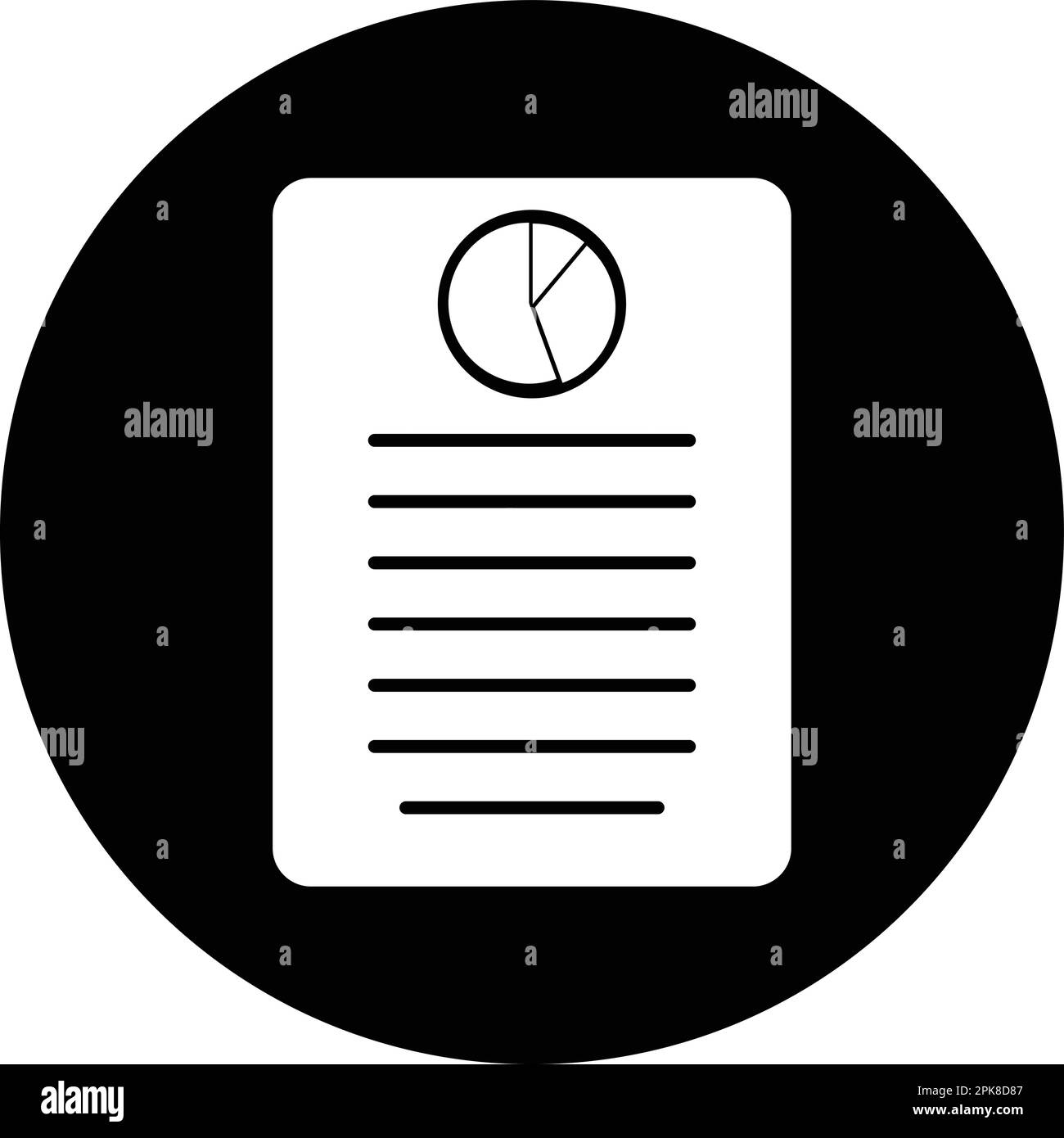 Business or Financial report Icon.Button style vector EPS. Stock Vector