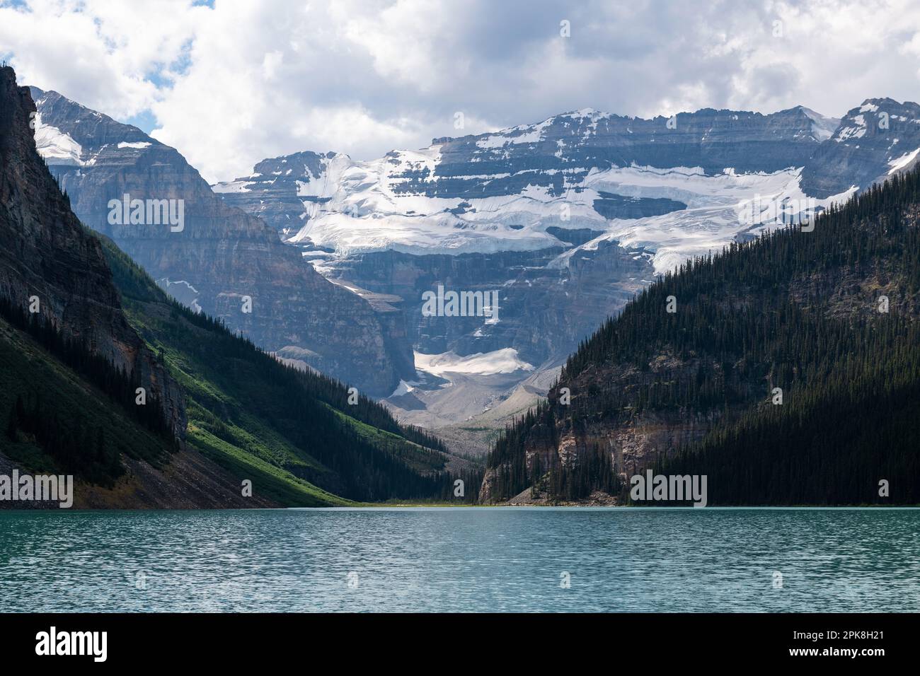 Lake Louise and Victoria Glacier, Lake Louise town, Banff national park, Canada Stock Photo Alamy