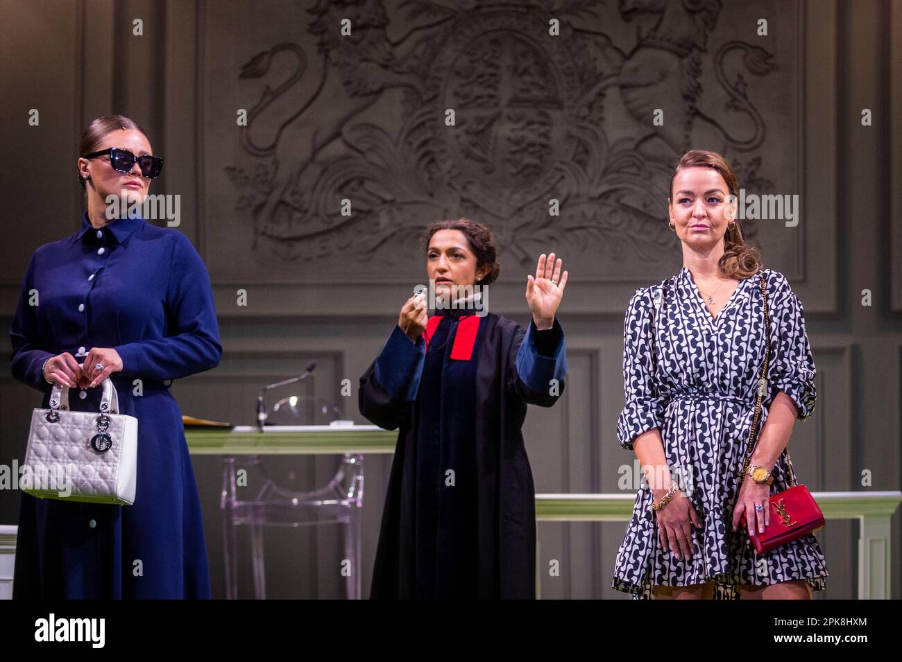 London, UK. 6 April 2023. (L to R) Lucy May Barker as Rebekah Vardy ...