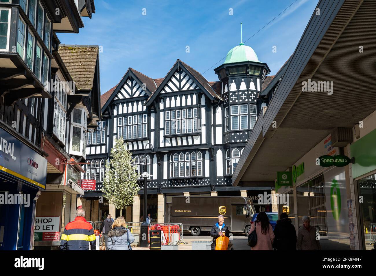 Tudor style Premier inn hotel in Chesterfield, Derbyshire Stock Photo