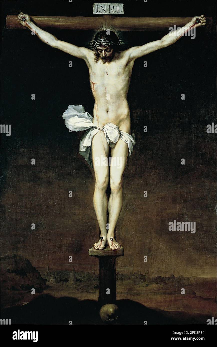 Cristo crucificado Ca. 1646 by Alonso Cano Stock Photo