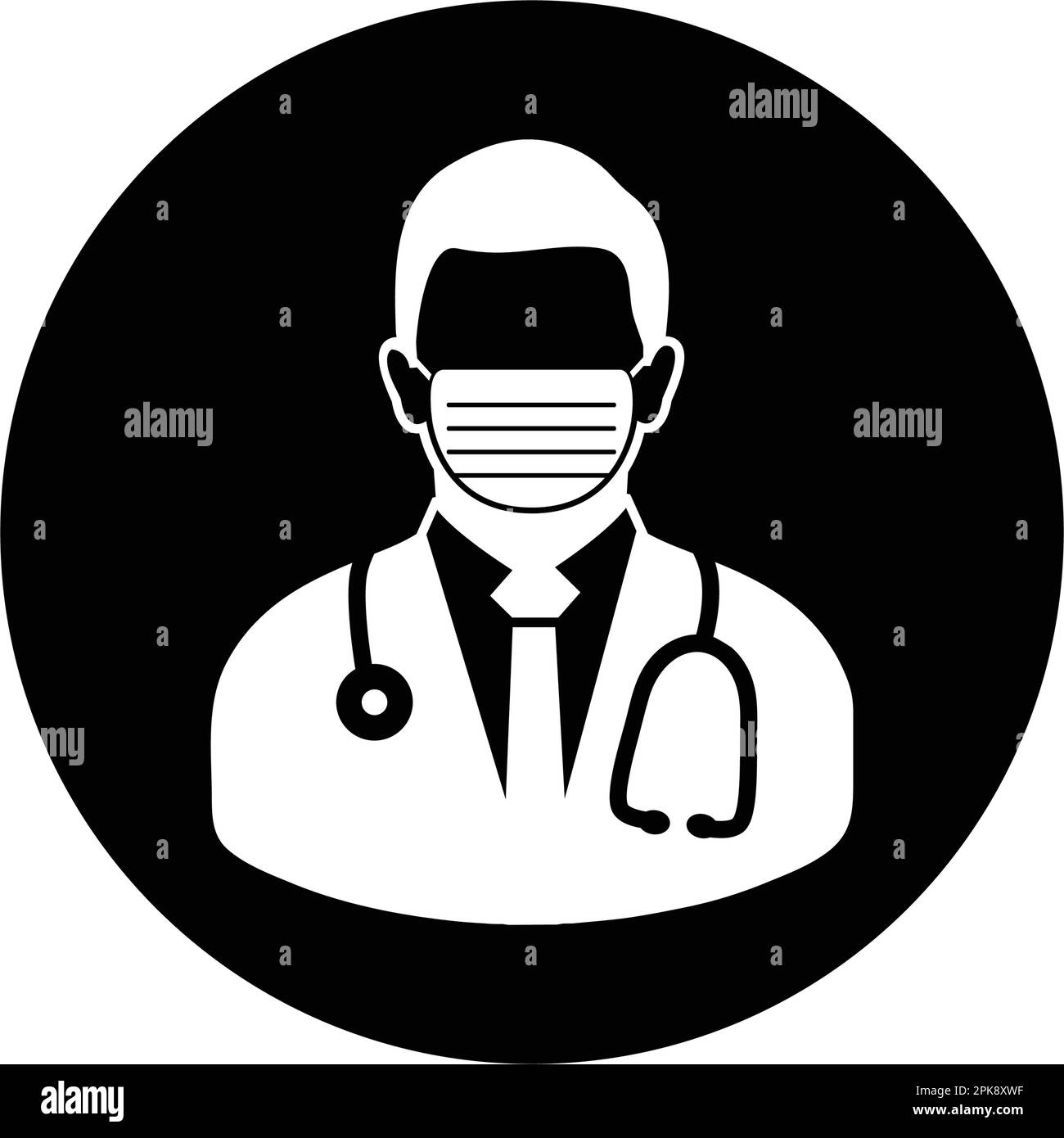 Medical Surgeon Button Icon. Editable Vector EPS Symbol Illustration ...