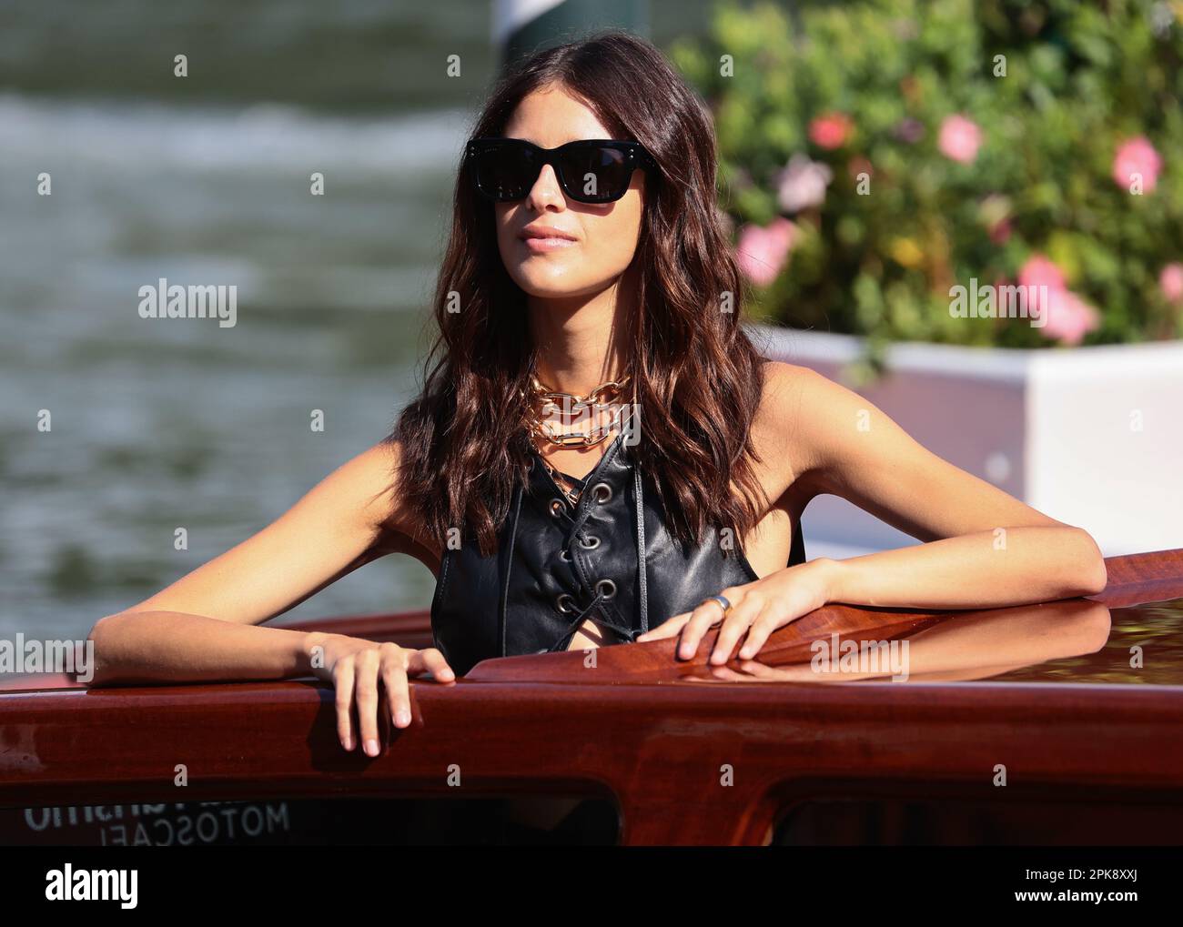 VENICE, ITALY - SEPTEMBER 05: Benedetta Porcaroli arrives at the Hotel