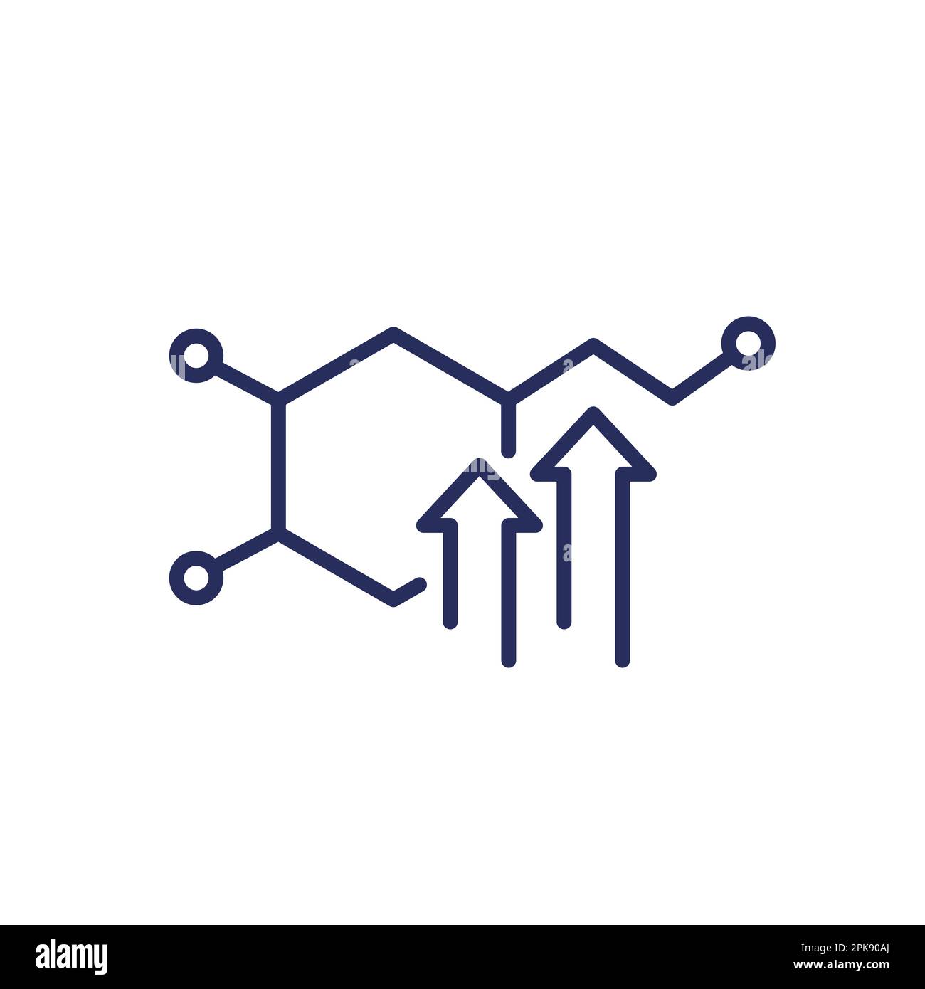 Chemical structure dopamine molecule Stock Vector Images - Alamy