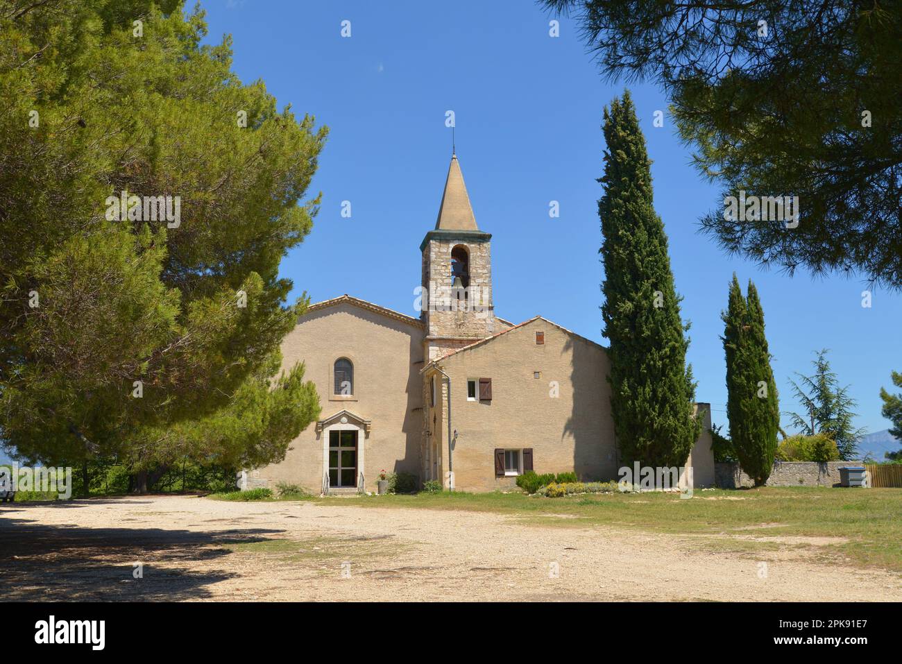 Riez  ancient Gallo Roman city  Chapel Ste Maxime Provence. Stock Photo