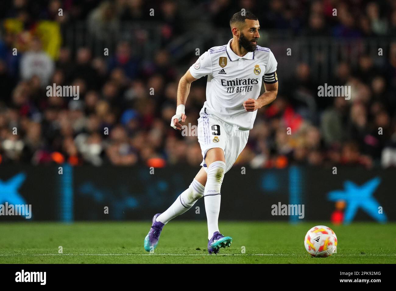 Karim Benzema of Real Madrid during Copa del Rey match, Semi-Finals ...