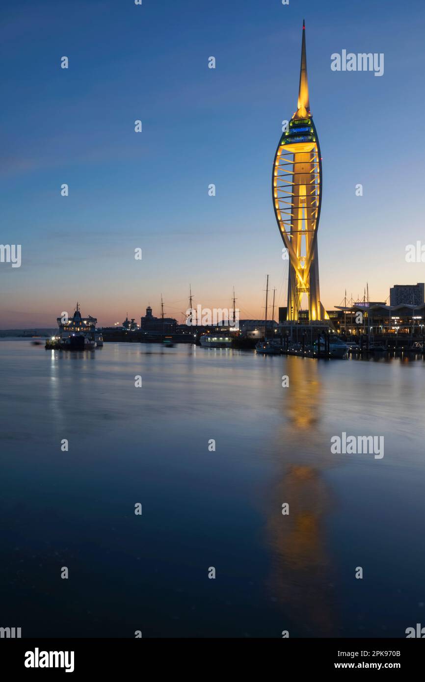 England Hampshire Portsmouth Portsmouth Harbour Spinnaker Tower At england-hampshire-portsmouth-portsmouth-harbour-spinnaker-tower-at