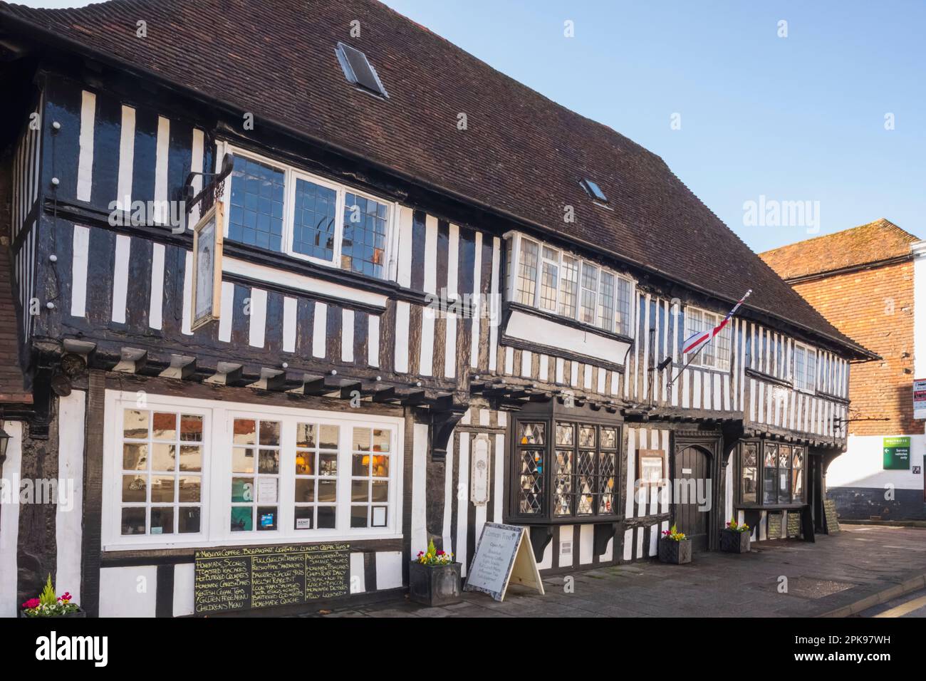 England, Kent, Tenterden, The High Street, The Lemon Tree Restaurant