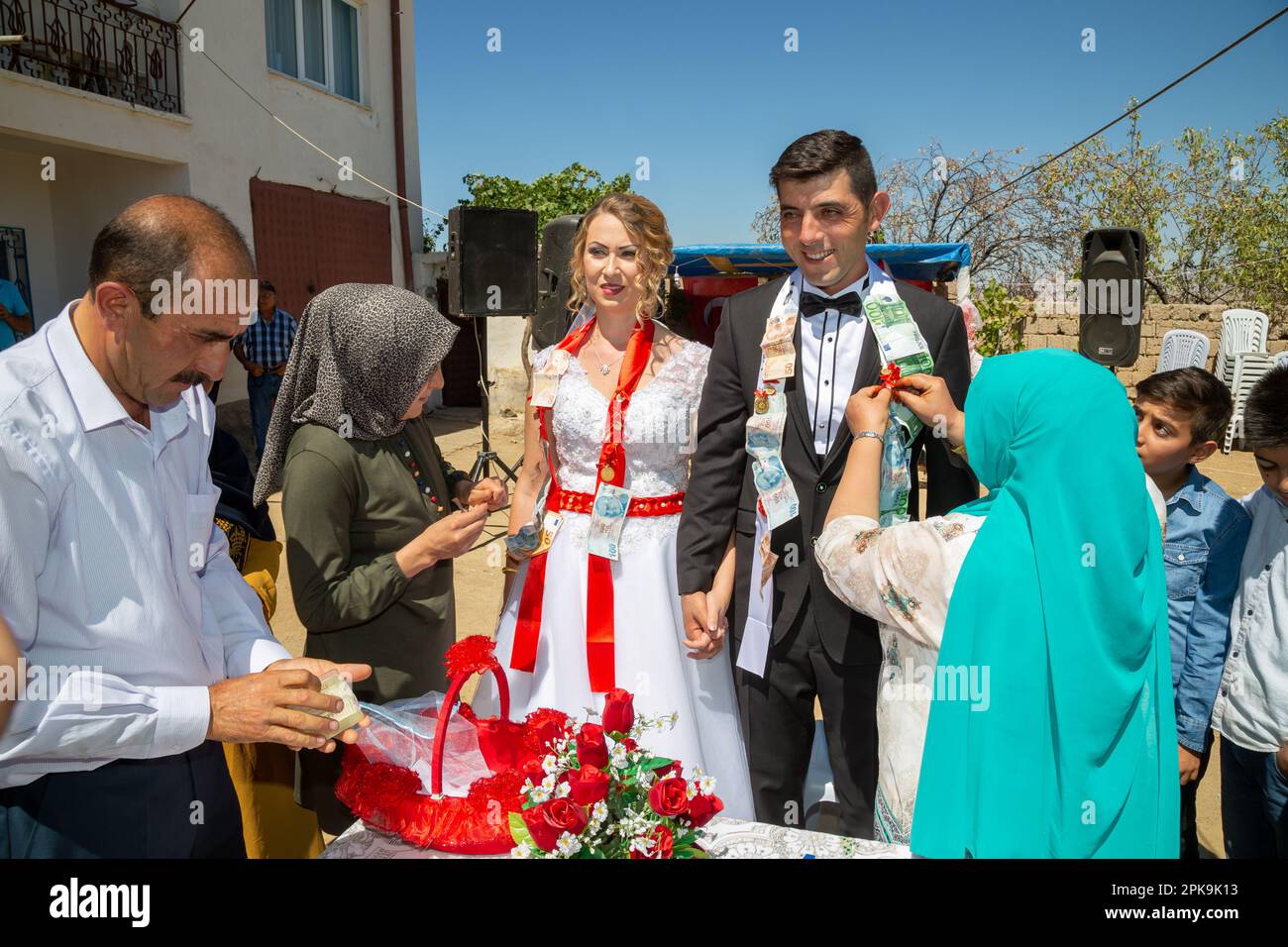 03.09.2017, Turkey, Aksaray, Boghazkeui PolishTurkish bride and