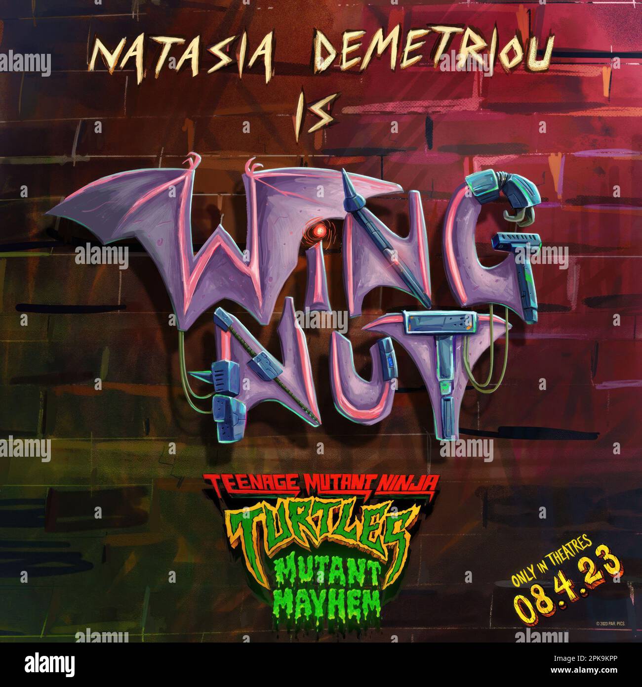 TEENAGE MUTANT NINJA TURTLES MUTANT MAYHEM, advance character poster, Natasia Demetrious, is